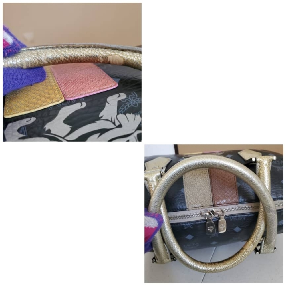 MCM LION Princess BOSTON Bag & Wallet - Picture 12 of 13